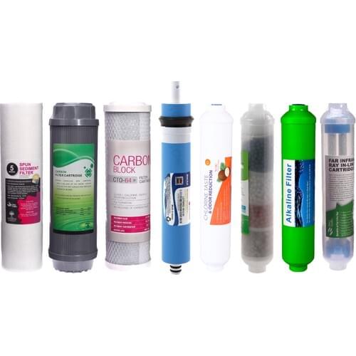 Overwater Water Purification Device 8 Pcs Filter Set 11 Stage Lg Membrance