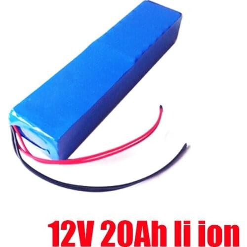 Rechargeable Li ion battery 20ah 12v lithium ion battery fo led light strip + charger