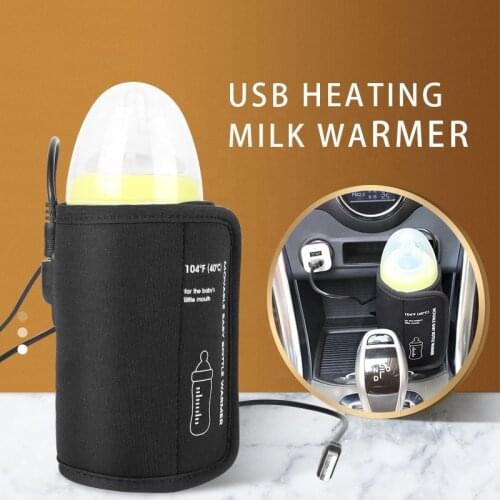 Portable Usb Baby Bottle Warmer Constant Temperature Heating The Milk Bottle Charging Available Through Car Part