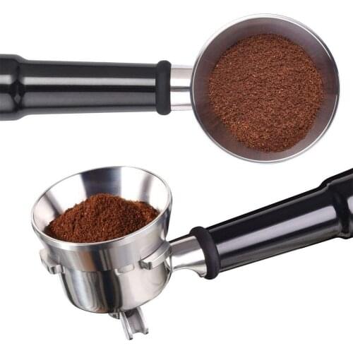 51/54/58MM Portable Espresso Coffee Dosing Funnel Stainless Steel Coffee Dosing Ring With Breville Portafilter