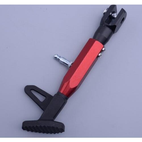 19-22cm CNC Alloy Adjustable Motorcycle Single Side Stand Leg Foot Kickstand Supporter Inner Accessories