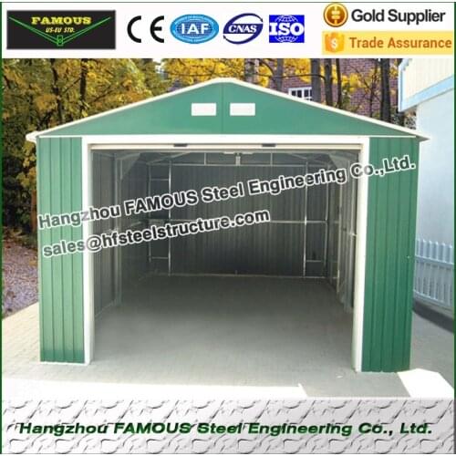 Prefabricated steel structure sheds for car parking and goods storage