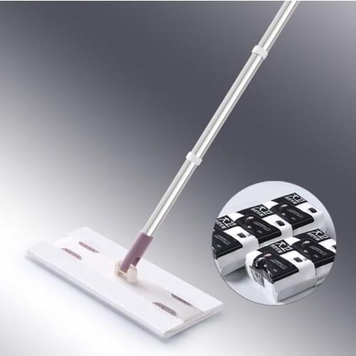 Cleaner Floor Mop Ceramic Tile Rectangle Telescopic Lazy Large Mop Household Kitchen Tools Limpieza Hogar Home Cleaning DF50TB
