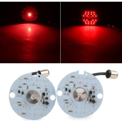 Motorcycle Bullet Turn Signal Indicator Light Lamp 1157 LED Light for Harley Sportster Touring Electra Glide Dyna FLSTF