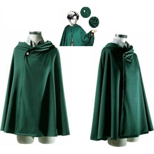 Attack on Titan Hoodie Cloak Anime Shingeki no Kyojin Cosplay Survey Corps Cloak Cape The Wings of Freedom Hooded Cloak