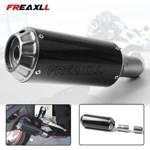 Universal 36-51mm Modified Motorcycle Exhaust Pipe Muffler For Yamaha FJR1300 for BWS 125 FZ07 09 FZ1 FZ8 FZ6R MT09 MT07