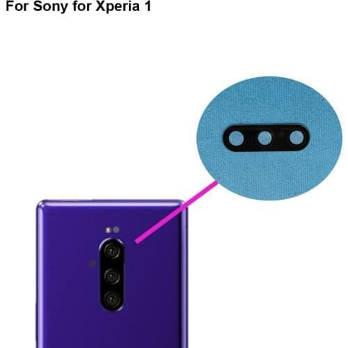 High quality For Sony Xperia 1 Back Rear Camera Glass Lens test good For Sony Xperia1 Replacement