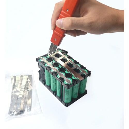 SUNK 30pcs Nickel Sheets Nickel Strips For Lithium battery pack making welding Welding lithium battery spot welder steel strip