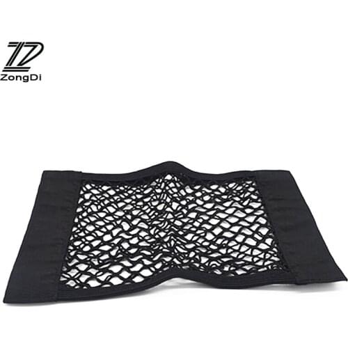 ZD Car Seat Elastic String luggage Net Trunk Bag For Volvo Renault Opel Nissan Volkswagen VW Polo Passat B6 B5 Golf 4 5 7 6 Mk4