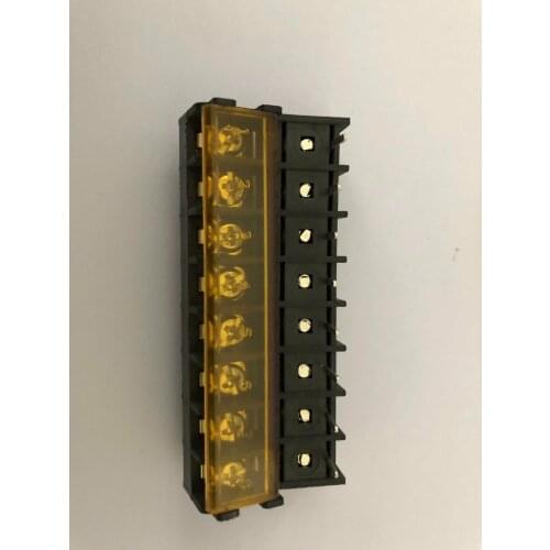 10pcs HB-9500 HB-9500-8 barrier terminal block with cover 9.5mm 8pin 300V 30A