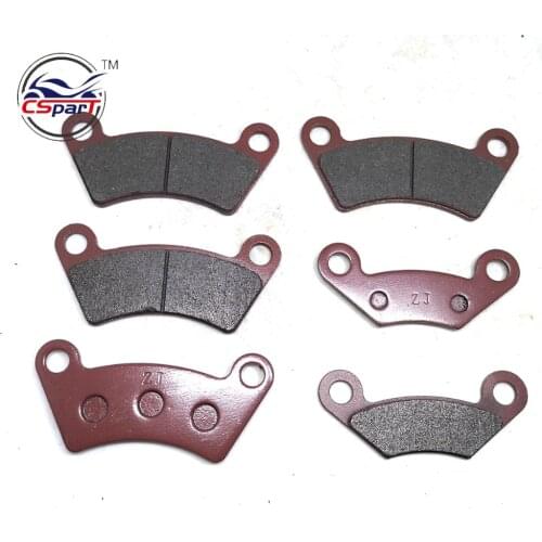 3 Sets Brake Pad Semi metallic Buyang Feishen 300CC ATV Quad FRICTIONAL PLATE Front Rear