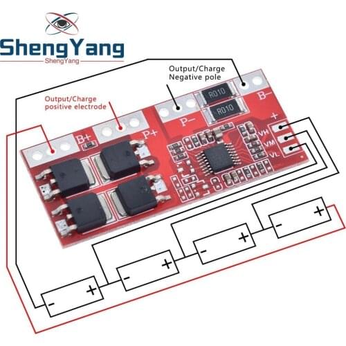 4S 30A High Current Li-ion Lithium Battery 18650 Charger Protection Board Module 14.4V 14.8V 16.8V Overcharge Over Short Circuit