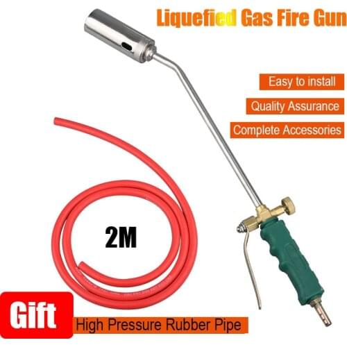 50# Liquefied Welding Gas torch Fire Gun Welding Gas Torch Weed Burner Welding Accessories Heating Torch Propane Butane Gas