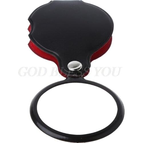 8X 50mm Mini Pocket Folding Jewelry Magnifier Magnifying Eye Glass Loupe Lens Drop Shipping