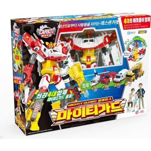 Deformed Car Robot Transformation Rescue Giant Rider Korean Cartoon Plastic Hello Toys Carbot Gift for Boy Souvenir