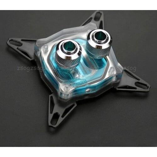 G1/4" Base Inner Channel PC Water Cooling Block For Intel 775/1150/1155/1156 CPU Au13 19 Droship
