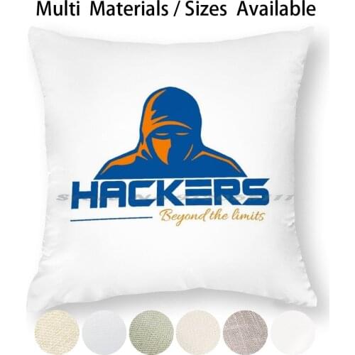 Hackers Pillow Case Throw Pillow Cover Cotton Linen Flax Hackers Hacking Computer Hacker Data Hacker Web Hacker Technology