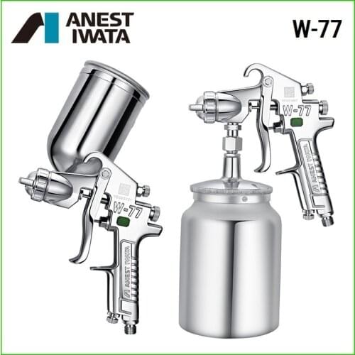 Iwata W-77 Air Mini Spray Gun Paint Sprayers Oiler Professional Automotive Paint Spray Guns Car Painting W77 Manual Spray Gun