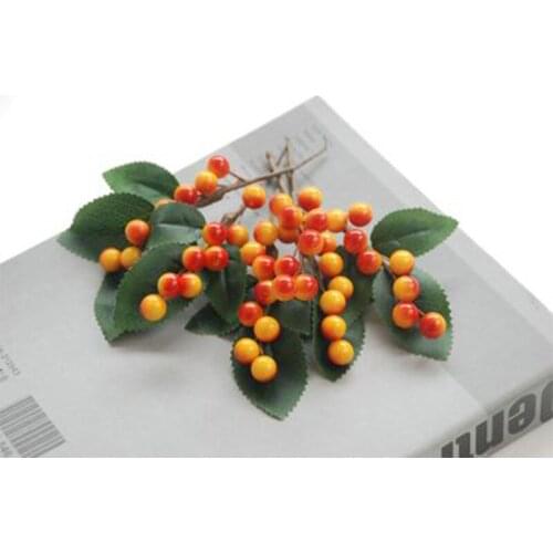 Simulation Foam Berry Branch Artificial Plants Home Decor Fake Plant DIY Handmade Photography Props Christmas Decoration Berries