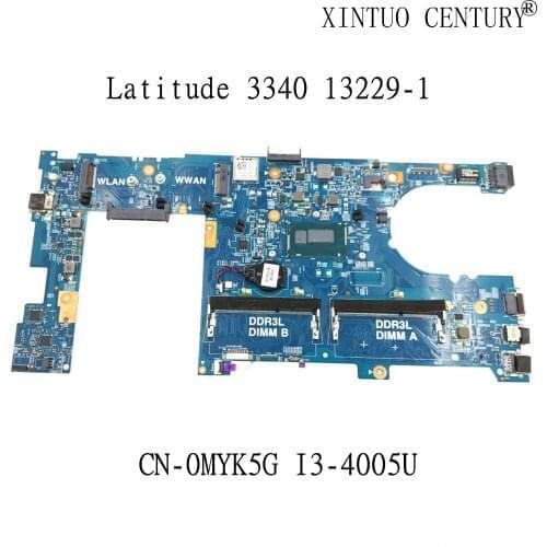 MYK5G 0MYK5G CN-0MYK5G JOUTNDLN FOR Dell Latitude 3340 Laptop Motherboard 13229-1 DDR3L w/ i3-4005U CPU Test work
