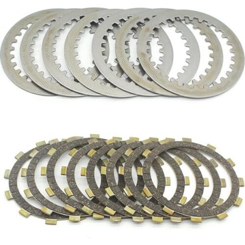 Motorcycle Clutch Friction Plate Pressure Plate and Steel Plate Kit for Yamaha XJR400 XJ400 XJ600 FZ600