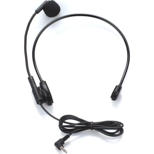 Portable 3.5mm Flexible Wired Headset Microphone Mic for Speaker Teaching Voice Amplifier Megaphone Radio microfono microfone