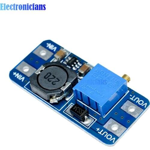 2pcs MT3608 Step Up Power Apply Booster Module DC-DC 2V-24V 2A For Arduino DC DC Boost Converter