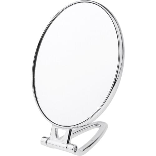 Adjustable Foldable Standing Round Make-Up Mirror 2x for Beauty Makeup