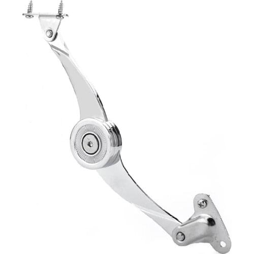 S-Shape Hydraulic Rod Adjustable Door Hinges Polished Lift Up Flap Stay Support Hardware For Kitchen Cabinet Furniture