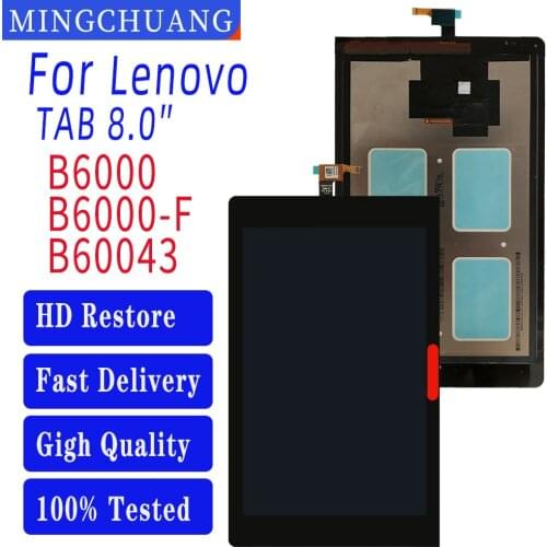 For Lenovo Yoga Tablet 8-inch B6000 B6000-F B60043 Screen Assembly LCD and Touch Display Digitizer Assembly