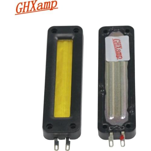 2PCS 6OHM 10W 20W Ribbon Tweeter Super Mini Aluminum Belt Neodymium Treble 40KHz 86dB Tweeter DIY 82mm*22mm