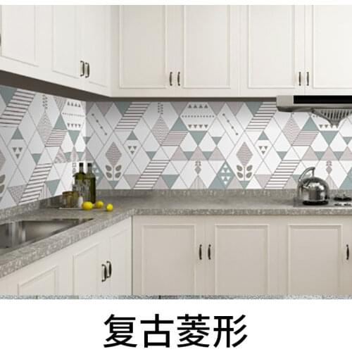DIY Waterproof Home Films Modern Kitchen Dining room Furnitures Desktops Self Adhesive Contact Paper Home Decor wallpapers