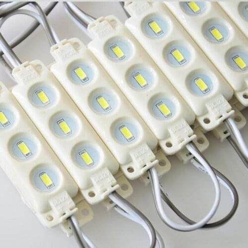 1000PCS/Lot waterproof 12V 3LEDs 5730 Injection molding LED Module high lumen super bright led modules lighting
