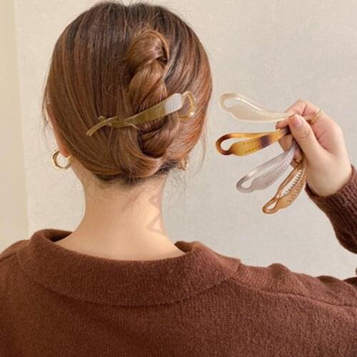 Haimeikang Women Clip Hair Barrettes For Girls New Banana Hair Clips Ladies Ponytail Holder Hairpins Fashion Hair Accessories