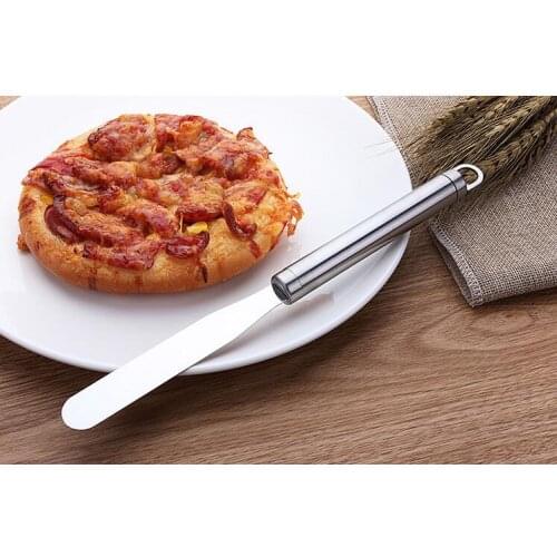 1PC Stainless Steel Cake Pizza Server Knife Wedding Cake Cutter Pizza Slicer and Server for Dining&Bar KX 239