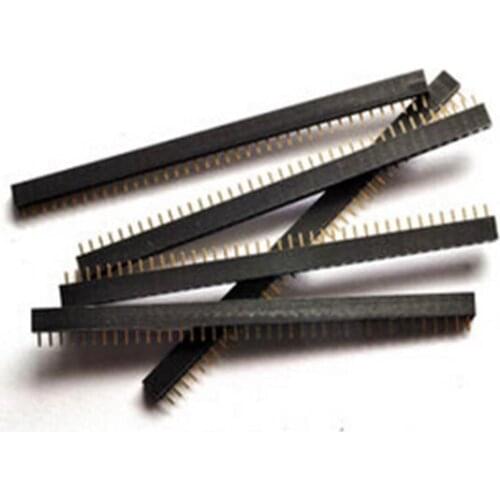 10X Single row seat female 1*40PIN 2mm pitch vertical pin Needle Base Socket