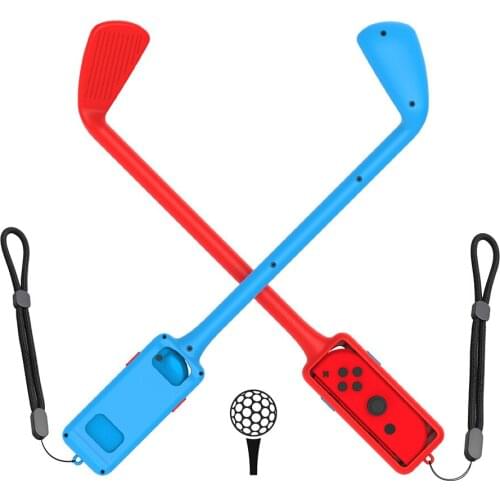 2-Pack Controller Hand Grips Joy-Con Case Golf Clubs Mario Golf: Super Rush For Nintendo Switch N-Switch Console Accessories