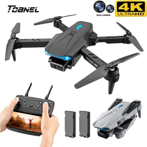 2021New S89 pro Drone, 4k Dual HD Camera, Visual Positioning, WiFi, Fpv, Height Hold,VS V4 Quadcopter, Toy RC Helicopter Gift