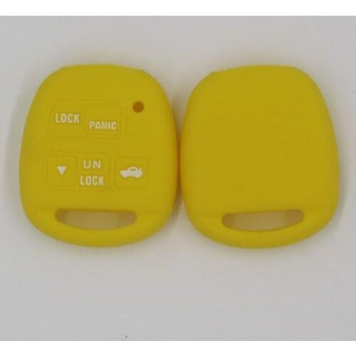 3PC Silicone Key Car Case Key Rings Cover For Citroen C1 C2 C3 C4 Xsara Picasso For Peugeot 106 107 206 207 For Toyota Aygo