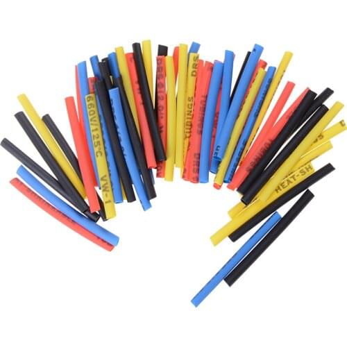 328Pcs/set Sleeving Wrap Wire Car Electrical Cable Tube Kits Heat Shrink Tube Tubing Polyolefin 8 Sizes Mixed Color