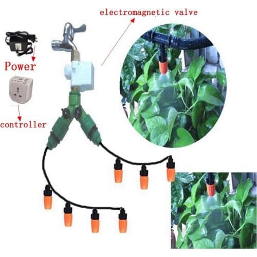 4/7MM 15M Greenhouse Irrigation Aystem Atomizer Automatic Irrigation System Watering Kits Micro Sprinkler