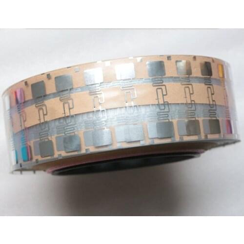 600pcs/roll Alien 9662 UHF RFID dry inlay 860-960MHZ EPC C1 G2 UHF Dry Inlay for ISO18000-6C uhf card RFID tag label