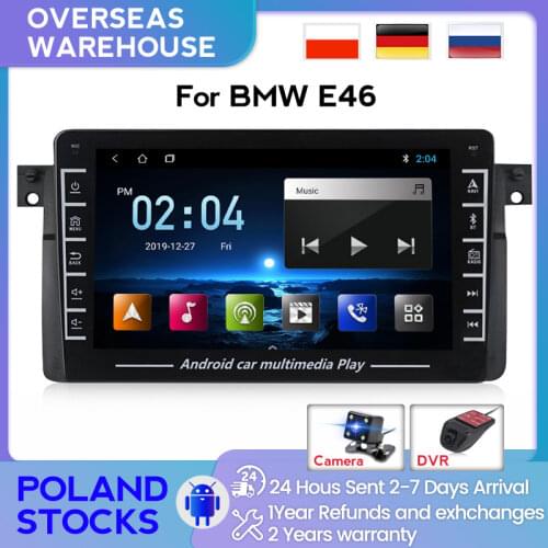 Car Autoradio Android Headunit Player For BMW E46 318 325 320 1998-2006 Navigation GPS Audio WIFI Support Steering Wheel Control