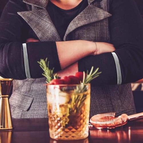 Bartender Bracelet Anti-skid Spring Cuff Bracelet Designer Jewelry Spring Bracelet Elegent Alloy Bracelet For Bar