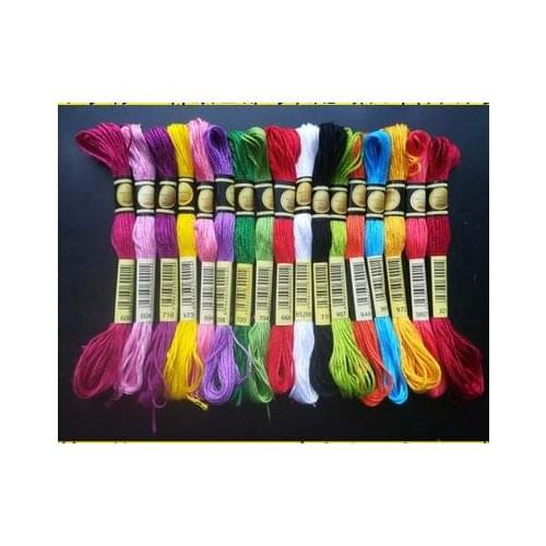 Cxc two labels 10 pieces cross stitch threads / cross stitch embroidery thread / Custom threads colors 10