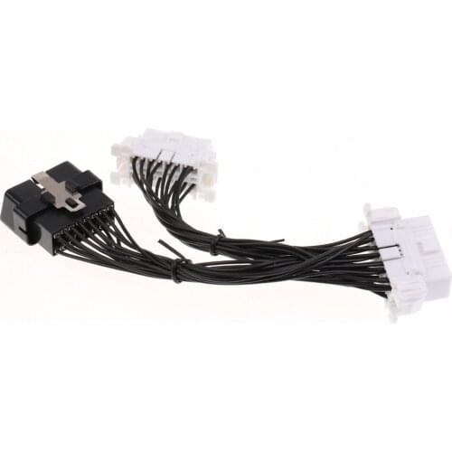 OBD2 OBD II Diagnostic Extension Connector Cable Adapter Cord