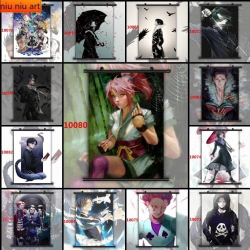 HUNTER X HUNTER Phantom Troupe Hisoka Chrollo Lucifer Feitan Machi Shizuku Anime Manga Canvas Painting Children Room Decor