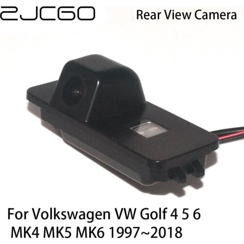 ZJCGO Car Rear View Reverse Back Up Parking Camera for Volkswagen VW Golf 4 5 6 MK4 MK5 MK6 1997~2018