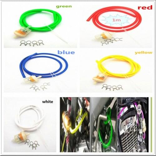 Motorcycle Hose Lin Pipe Fuel Oil Tube for TRIUMRH STREET TRIPLE 675 R RX AMERICA LT BONNEVILLE SE T100 Black T120