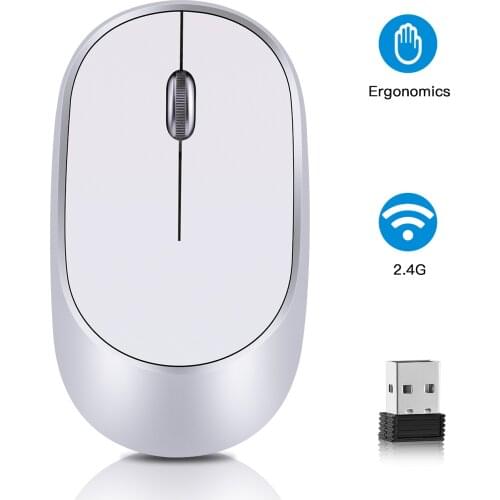 Bts 2.4G Wireless silent Mouse Ergonomic computer gaming mouse mini ultra slim portable travel Mouse gamer for laptop desktap